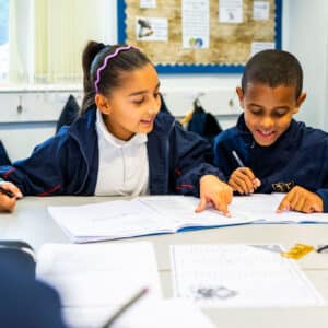 pupils in class