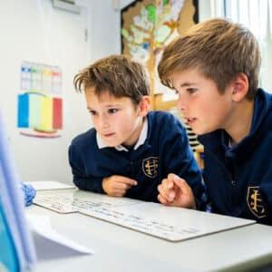 pupils in class